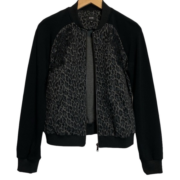 Kobi Halperin animal print bomber jacket - NWOT - Picture 1 of 10